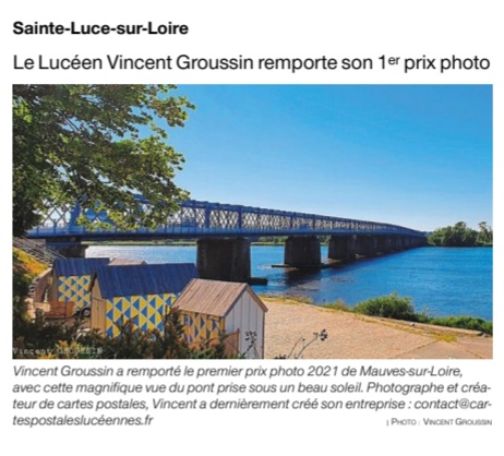 Gagnant du concours photo 2021 à Mauves-sur-Loire