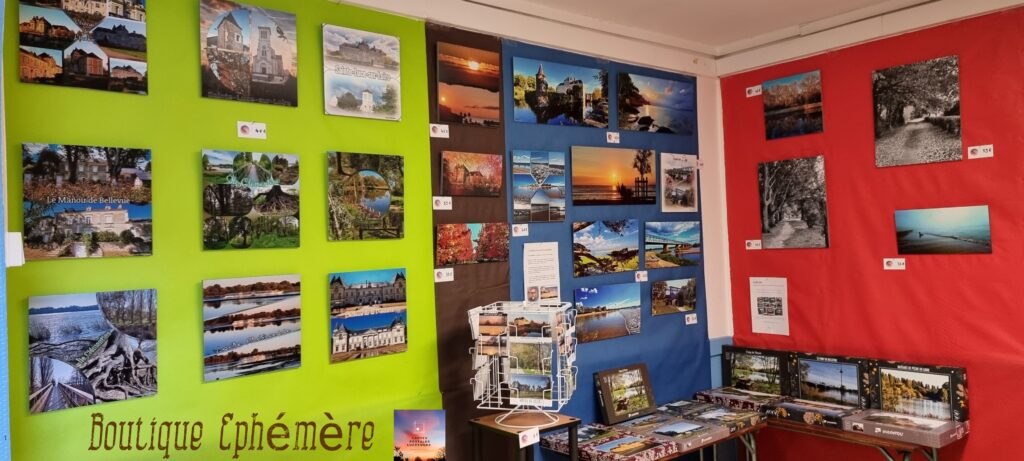 Stand de la boutique des Créateurs Lucéens